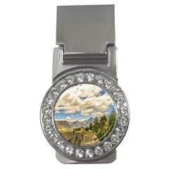 Valley And Andes Range Mountains Latacunga Ecuador Money Clips (cz)  by dflcprints