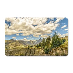 Valley And Andes Range Mountains Latacunga Ecuador Magnet (rectangular) by dflcprints