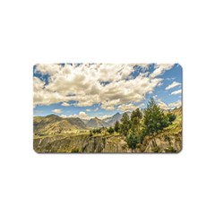 Valley And Andes Range Mountains Latacunga Ecuador Magnet (name Card) by dflcprints