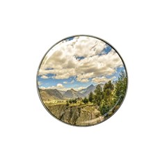 Valley And Andes Range Mountains Latacunga Ecuador Hat Clip Ball Marker by dflcprints