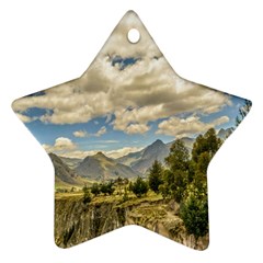 Valley And Andes Range Mountains Latacunga Ecuador Star Ornament (two Sides) by dflcprints