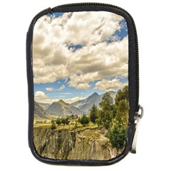 Valley And Andes Range Mountains Latacunga Ecuador Compact Camera Cases by dflcprints