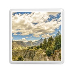 Valley And Andes Range Mountains Latacunga Ecuador Memory Card Reader (square)  by dflcprints