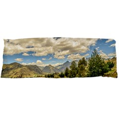 Valley And Andes Range Mountains Latacunga Ecuador Body Pillow Case Dakimakura (two Sides) by dflcprints