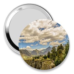 Valley And Andes Range Mountains Latacunga Ecuador 3  Handbag Mirrors by dflcprints