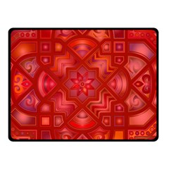 Geometric Line Art Background Double Sided Fleece Blanket (small) 