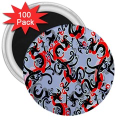 Dragon Pattern 3  Magnets (100 Pack)