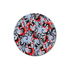 Dragon Pattern Magnet 3  (round)