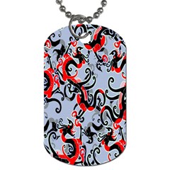 Dragon Pattern Dog Tag (two Sides)