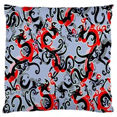 Dragon Pattern Standard Flano Cushion Case (one Side) by Nexatart