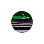 Abstraction Golf Ball Marker Front