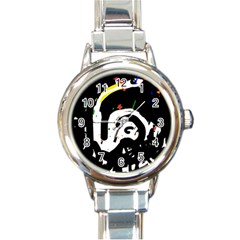 Abstraction Round Italian Charm Watch