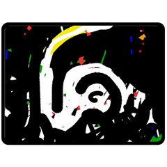 Abstraction Fleece Blanket (Large) 