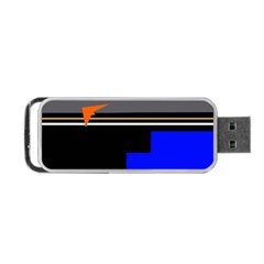 Abstraction Portable Usb Flash (two Sides) by Valentinaart