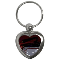 Abstraction Key Chains (heart)  by Valentinaart