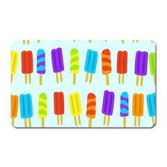 Food Pattern Magnet (rectangular) by Nexatart