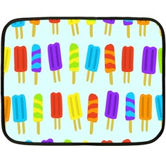 Food Pattern Double Sided Fleece Blanket (mini)  by Nexatart