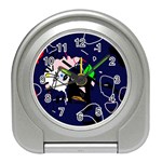 Abstraction Travel Alarm Clocks Front