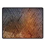 Typography Fleece Blanket (Small) 50 x40  Blanket Front