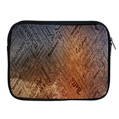 Typography Apple Ipad 2/3/4 Zipper Cases by Nexatart