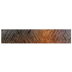 Typography Flano Scarf (small) by Nexatart