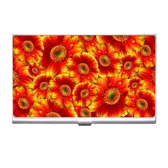 Gerbera Flowers Blossom Bloom Business Card Holders by Nexatart