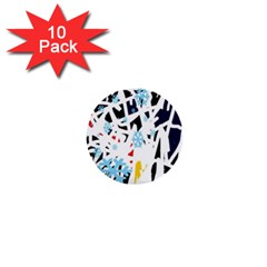 Abstraction 1  Mini Buttons (10 Pack)  by Valentinaart