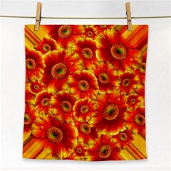 Gerbera Flowers Blossom Bloom Face Towel by Nexatart