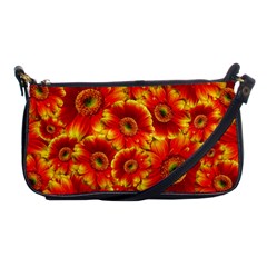 Gerbera Flowers Blossom Bloom Shoulder Clutch Bags by Nexatart