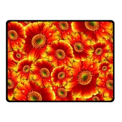 Gerbera Flowers Blossom Bloom Fleece Blanket (small)