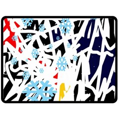 Abstraction Fleece Blanket (large) 