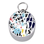 Abstraction Mini Silver Compasses Front