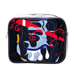 Abstraction Mini Toiletries Bags by Valentinaart