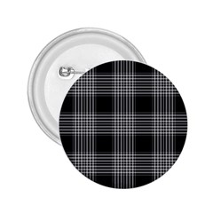 Plaid Checks Background Black 2 25  Buttons