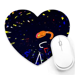 Abstraction Heart Mousepads by Valentinaart