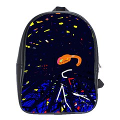 Abstraction School Bags(large)  by Valentinaart