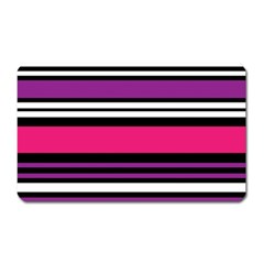 Stripes Colorful Background Magnet (rectangular)