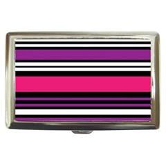 Stripes Colorful Background Cigarette Money Cases by Nexatart