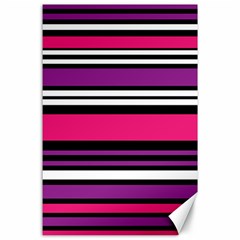 Stripes Colorful Background Canvas 24  X 36 