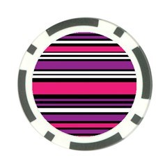 Stripes Colorful Background Poker Chip Card Guard by Nexatart