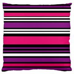 Stripes Colorful Background Standard Flano Cushion Case (one Side) by Nexatart