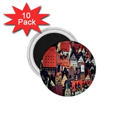 Tilt Shift Of Urban View During Daytime 1 75  Magnets (10 Pack)  by Nexatart