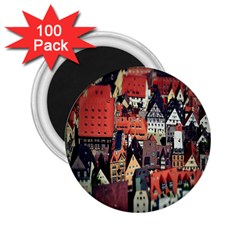 Tilt Shift Of Urban View During Daytime 2 25  Magnets (100 Pack)  by Nexatart