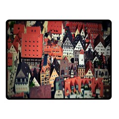 Tilt Shift Of Urban View During Daytime Double Sided Fleece Blanket (small)  by Nexatart