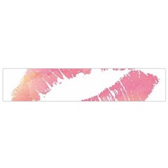 Pink Lips Flano Scarf (small) by Brittlevirginclothing