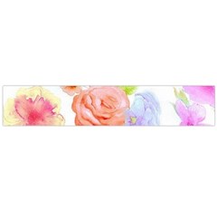 Watercolor Colorful Roses Flano Scarf (large) by Brittlevirginclothing