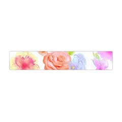 Watercolor Colorful Roses Flano Scarf (mini) by Brittlevirginclothing