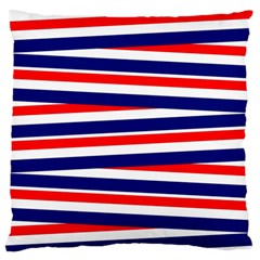 Red White Blue Patriotic Ribbons Standard Flano Cushion Case (one Side) by Nexatart