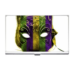 Catwoman Mardi Gras Mask Business Card Holders by dflcprints