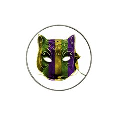 Catwoman Mardi Gras Mask Hat Clip Ball Marker by dflcprints